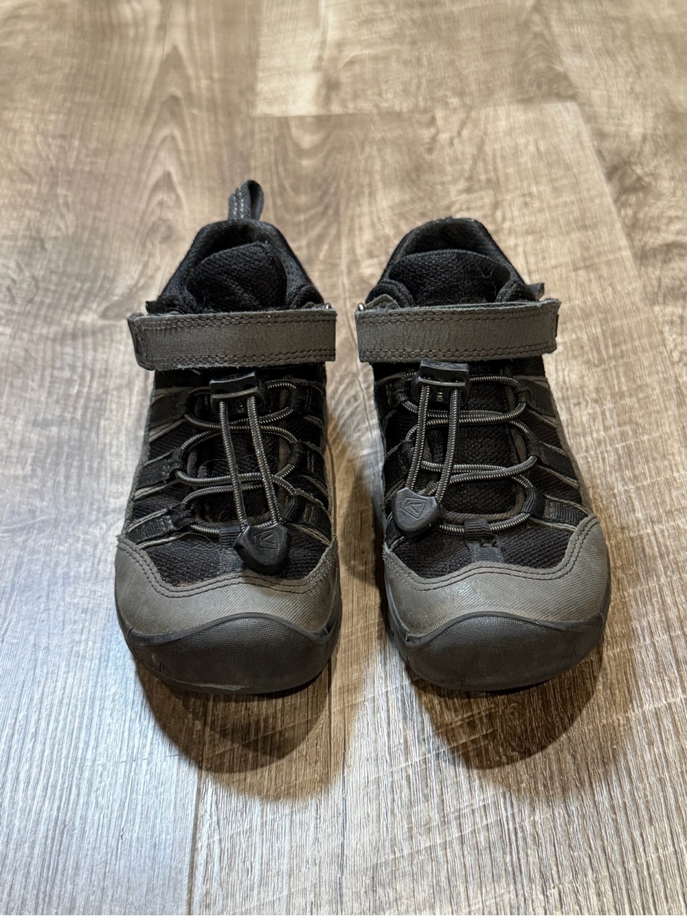 KEEN Hikeport 2 Sport Mid WP Hiking Boots Black Gray Size 10 Euc